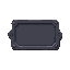 gui inventory slot in dark gray colors, squer