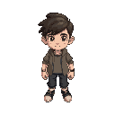 top-down character 