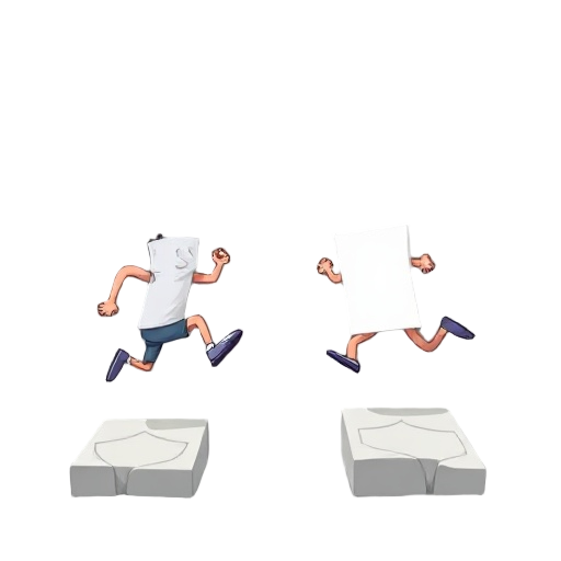 cartoon runing jumping sheets