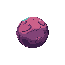 planet of alien or fantasy space cartoon