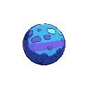 planet of alien or fantasy space cartoon