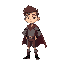 chibi tall guy with cape