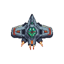 futuristic starfighter