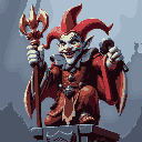 statue jester