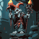 statue jester