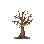 tree with star garland
