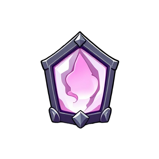 poder de magia de escudo rosa transparente
