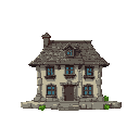 old building for 2d game platform