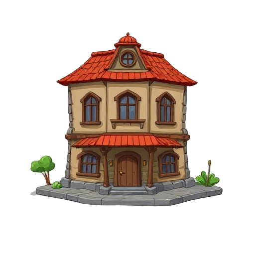  old building for 2d game platform