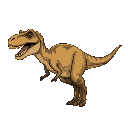 side view walking pos  tyrannosaurus rex