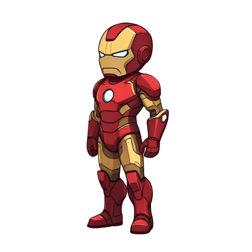 iron man right side view