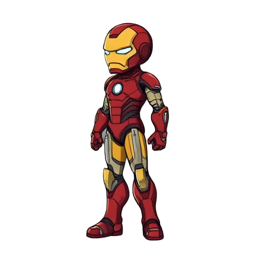side view iron man