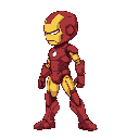 side view right iron man