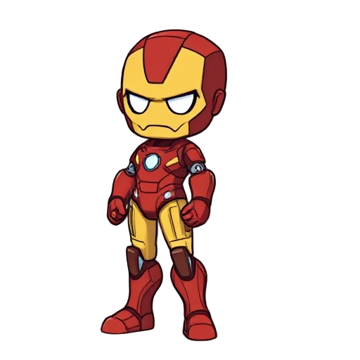 iron man flat right side view