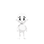 a normal white character, with only facial expression