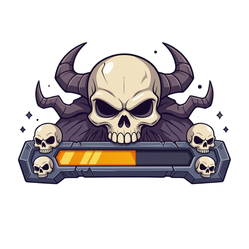 boss bar with skulls 