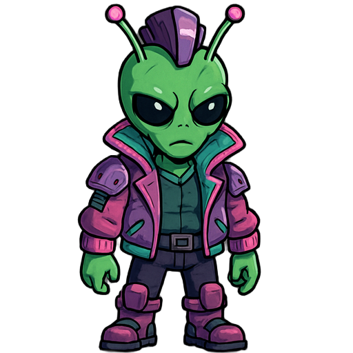 alienígena cyber punk 