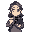 a anime style portrait of a character holding a camera in front