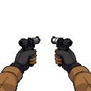 2 hands without weapons for first person shooter