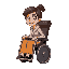 frau in rollstuhl