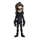 rogue, eye mask, with eye patch, male, long hair