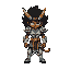 pixel-art-cabelo-escuro-afro-curto-armadura-cavaleiros-do-zodiaco-masami-kurumada-estilo-imponente