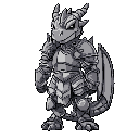top down dragon lancer warrior