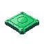 green metal plates with quantum effects.