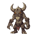 a ugly giang monster based on egipicy god named bes