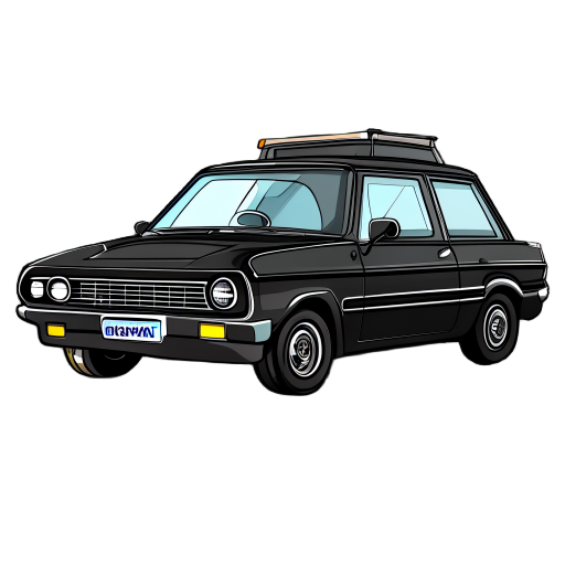 carro brasileiro chamado chevette preto 