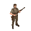 man with a rifle
