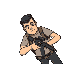 man with an assault rifle