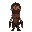 realistic tall no face only mask with scarf character cyberpunk dune mad max style brown light brown and dark tones with mask 