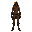 aesthetic ultra realistic tall full body with legs no face only mask with scarf character cyberpunk dune mad max style brown light brown and dark tones with mask 