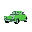 a green car