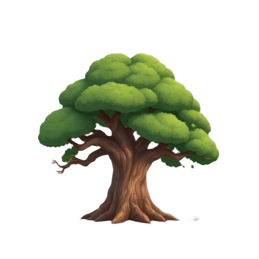 oak tree large and old