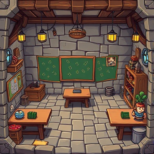 dungeon map , classroom 