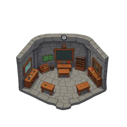 dungeon map , classroom 
