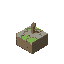 mining game, block ground, sidescroll view