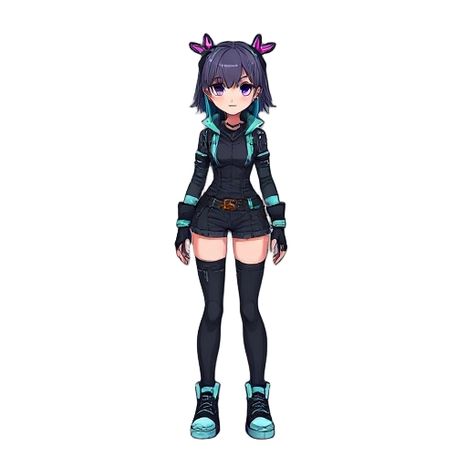 cyberpunk girl
