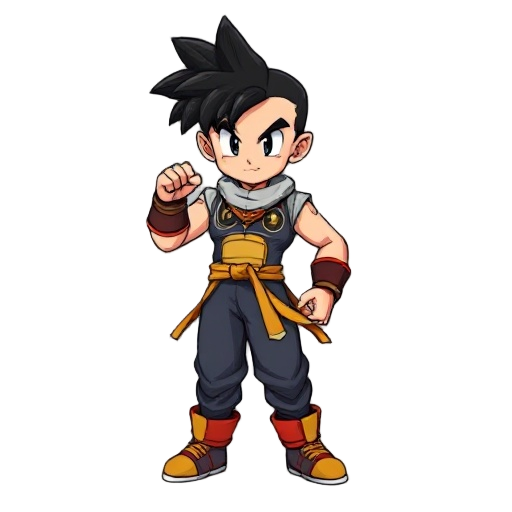 punch punch forever gogo matsumoto in the style of dragon ball advance adventure