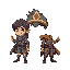       crie um personagem original em estilo semi-realista ou estilizado (como um herói de anime ou de um jogo de ação/aventura).      descrição do avatar:     ele é um viajante de dimensões, que saiu 