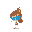 girl with blue glasses and pinia colada