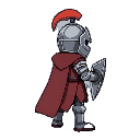  medieval knight facing right