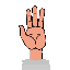 stop hand signal