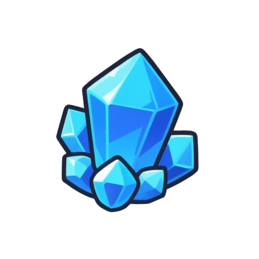 blue crystal common
