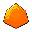 pentagon,five sides, orange color, textured,