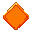 pentagon, orange color, textured,