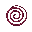 spiral, burgundy color, thin