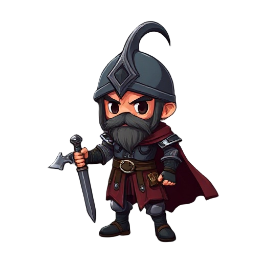 dark medieval charater